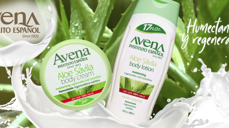 productos de avena de aloe vera