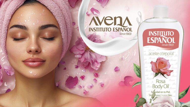 Chica con Aceite de Rosas de Avena Instituto Español