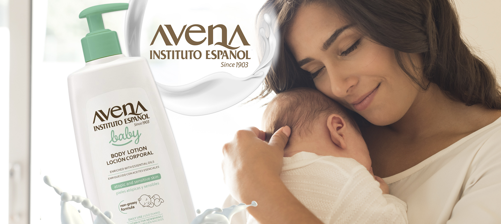 hidratar la piel de tu bebé Madre con bebé y Avena Baby