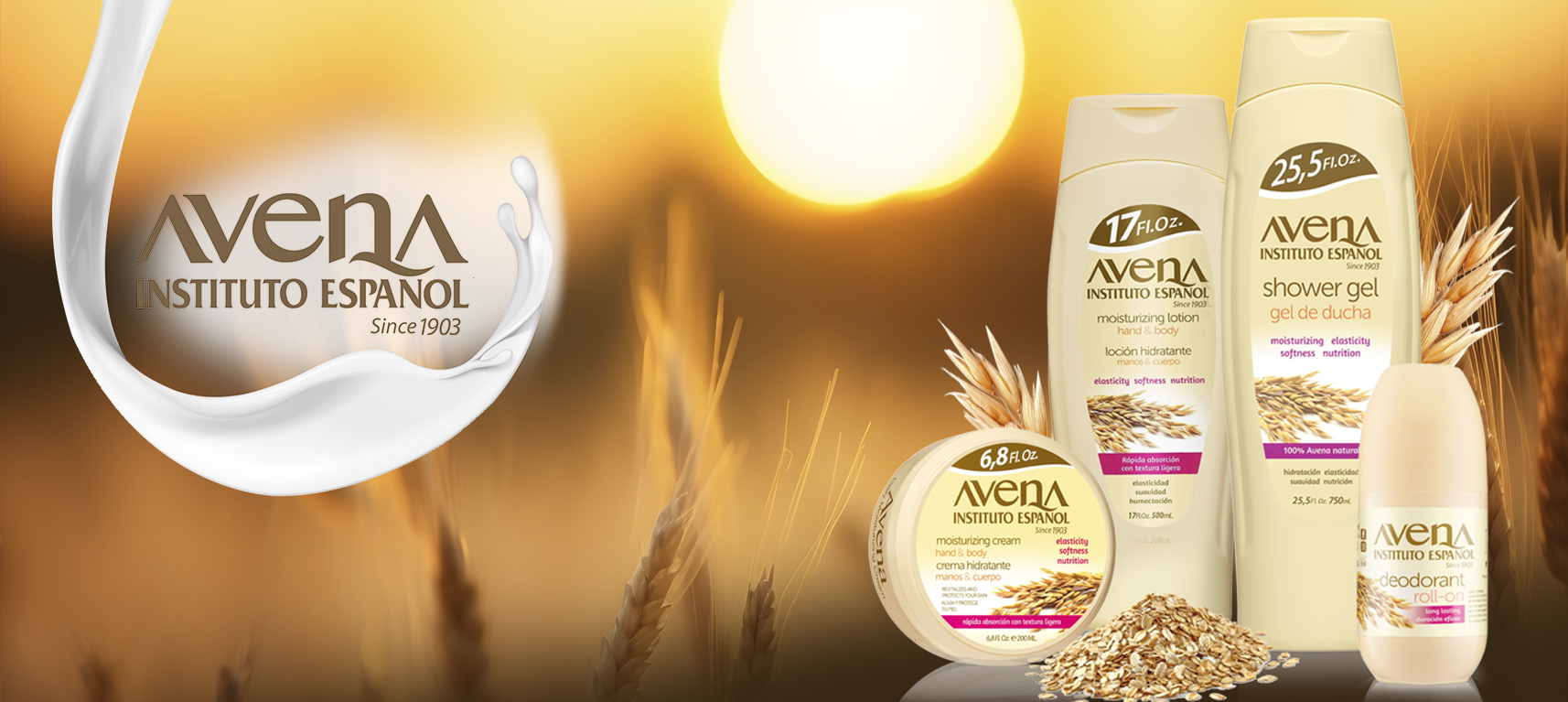 Productos de Avena Instituto Español. Self-care with a latin heritage flavor